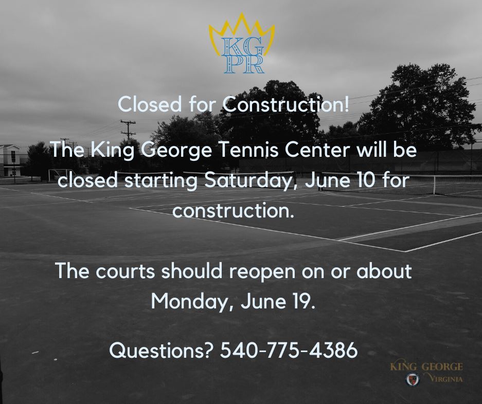 2023 KG Tennis Center - Courts Closed