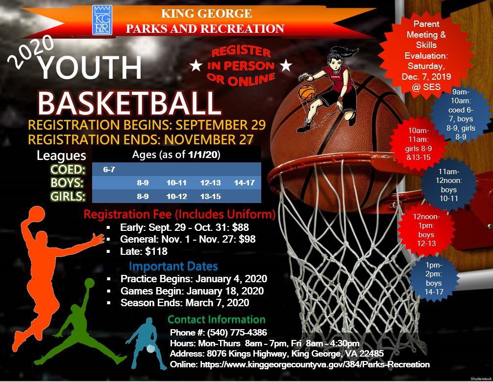 2020 Youth Basketball Flyer