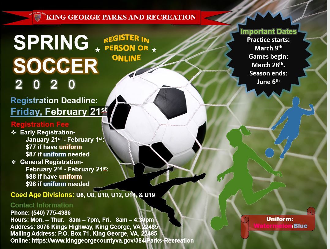 2020 Spring Soccer Flyer II