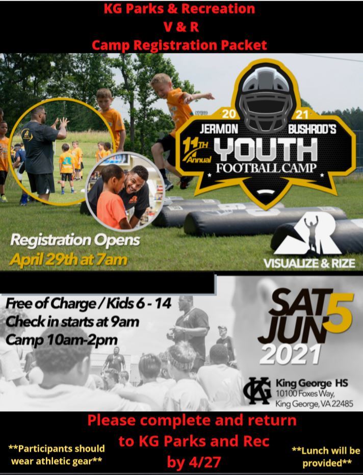2021 Jermon Bushrod Football Camp