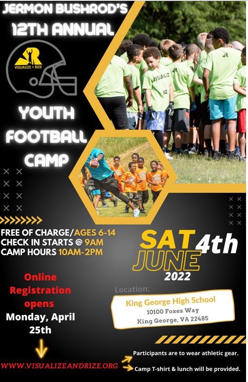 2022 Visualizeandrize Football Camp